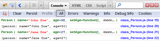 JavaScript - Klasser og nedarvning